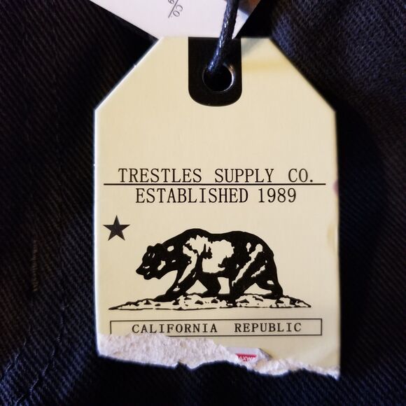 Trestles Men's Size 34 Black Paisley Patchwork Distressed Skinny Jeans - Picture 9 of 12